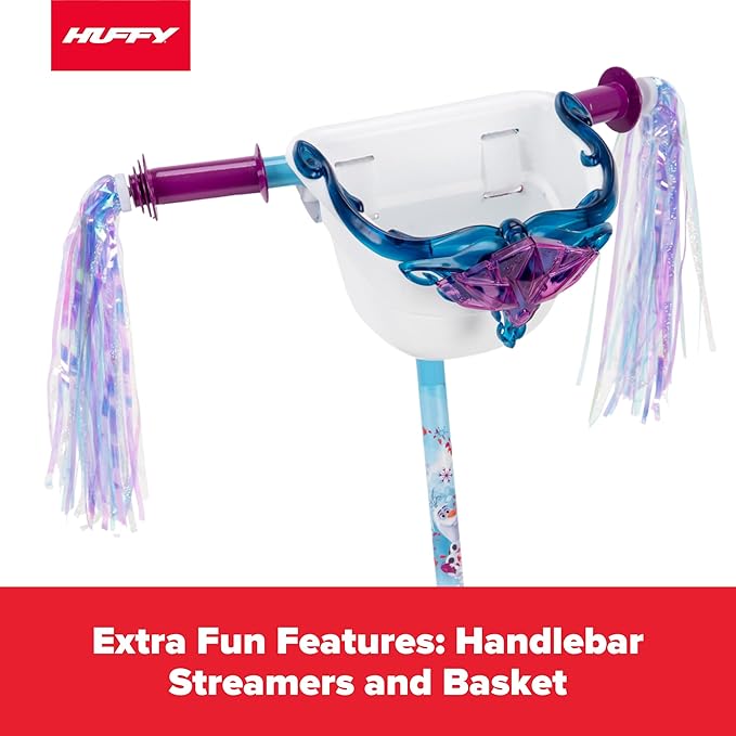 Huffy Disney and Marvel Toddler Kids 3-Wheel Scooters, Multiple Color Options, Ages 3+ Years Old, Durable Steel Frame, Portable, Girls/Boys, Non-Slip Deck, Character Graphics