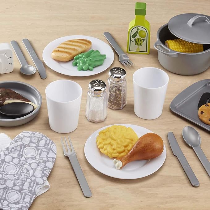 Melissa & Doug 22-Piece Play Kitchen Accessories Set - Utensils, Pot, Pans, and More Melissa & Doug 22-Piece Play Kitchen Accessories Set - Utensils, Pot, Pans, and More