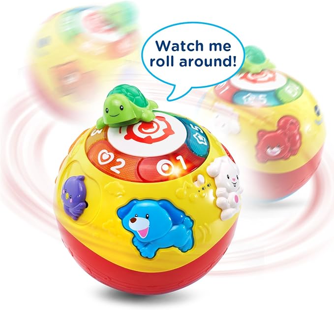 VTech Wiggle and Crawl Ball, Multicolor