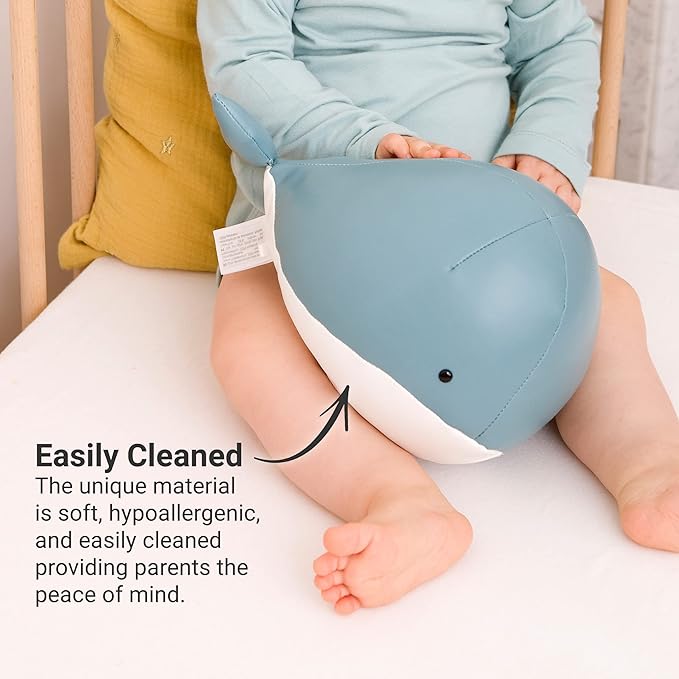 Little Big Friends Musical Baby Toy – Soft Plush Pull-String Cord Classical Toy for Baby & Toddlers | Soothing Stuffed Cuddly Animal Gift | Madelaine The Whale