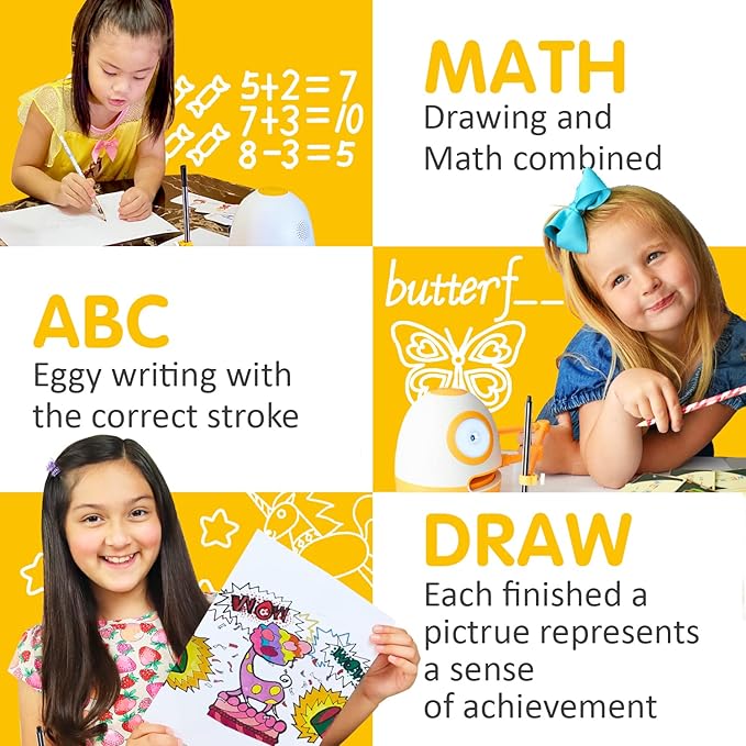 Learning Educational Robot Toys for 3 4 5 Year Old Kids,Interactive Talking Drawing Robot Teach Math Sight Words Preschool Kindergarten Learning Activities Toy Gift for Girls and Boys Age 3-5