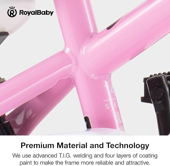 RoyalBaby Kids Bike Freestyle Classic & EZ Balance Pedal Switchable Bicycle, 12 14 16 18 Inch, 3-10 Years Toddler to Big Kids