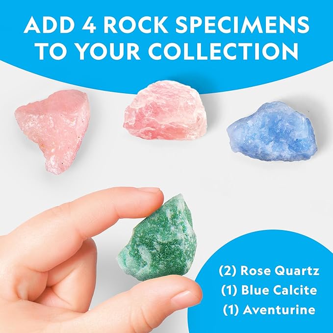 National Geographic Light Up Terrarium Kit for Kids - Build a Dinosaur Habitat with Real Plants & Gemstones, Science Kit, Dinosaur Toys for Kids (Amazon Exclusive)