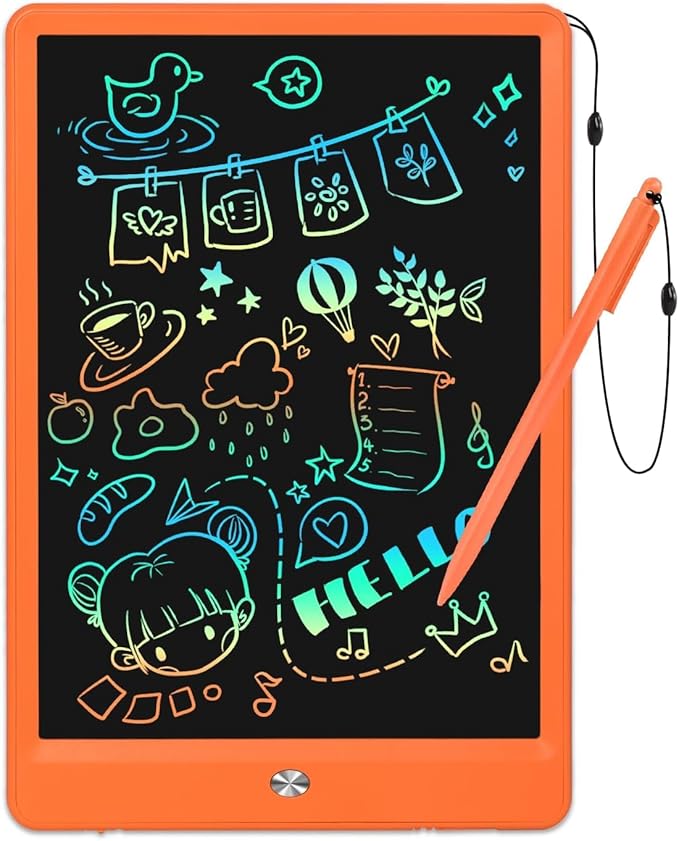 EooCoo Toys for Ages 3-7, Drawing Pad for Kids, 10 Inch LCD Writing Tablet, No Mess Coloring Books for Kids, Travel Games Girls Gifts, Educational Toys for 3 4 5 6 7 Years Old Girls