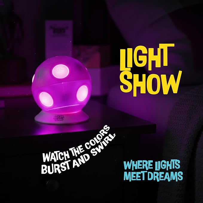 Croove 6 in 1 Brain & Memory Game Ball with Shake Detection Games, Cool Stocking Stuffers Toys, Fidget & Sensory, Ideas for Kids & Teens, Boys & Girls Ages 5 6 7 8 9 10 11 12+ Year Old