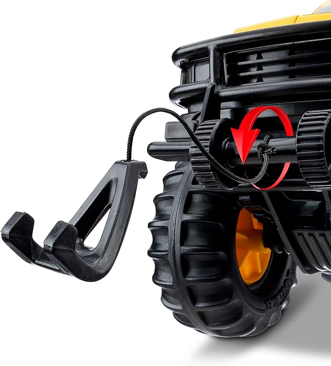 Tonka Steel Classics 4x4 Pickup Truck - Made with Steel & Sturdy Plastic, Yellow Toy Construction Truck, Boys and Girls, Kids, Toddlers, Ages 3+