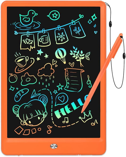 EooCoo Toys for Ages 3-7, Drawing Pad for Kids, 10 Inch LCD Writing Tablet, No Mess Coloring Books for Kids, Travel Games Girls Gifts, Educational Toys for 3 4 5 6 7 Years Old Girls