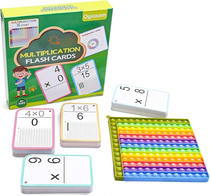 Multiplication Flash Cards 3rd Grade Math Flash Cards 2nd Grade