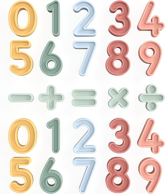 Inspire My Play - Kids Sensory Numbers Set - Number Toys Maths Resources Tuff Tray Accessories Early Years Resources