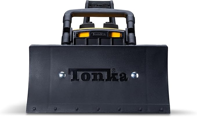 Tonka Steel Classics Bulldozer - Made with Steel & Sturdy Plastic, Yellow Toy Construction Truck, Boys and Girls, Kids, Toddlers, Ages 3+