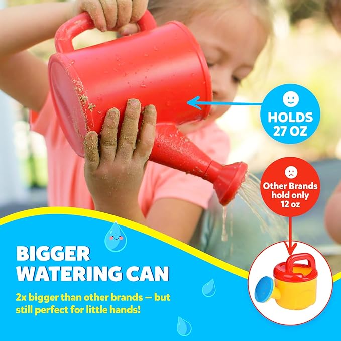 Beach Toys for Kids and Toddlers Ages 3-10 – Durable Sandbox Toy Set, Stronger Mesh Bag, Variety of Sand Toys– Unique Castle Molds, Buckets, Shovels, Better Watering Can