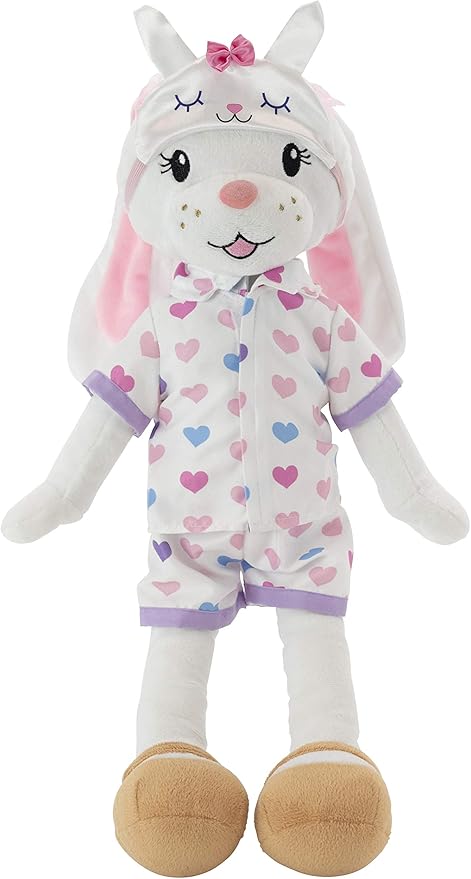 Plushible Soft Baby Doll, 18 Inch Bunny - Plush Rag Doll with 2 Clothing Sets, My First Plush Toy for Girls, Boys & Infants, Soft Baby Stuffed Toy, Adorable Companion for 1 Year Old & Up