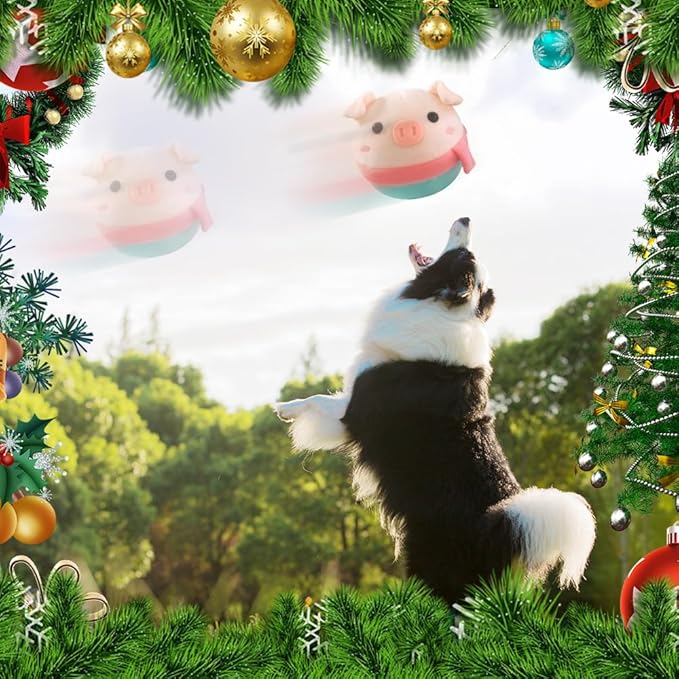 Moving Pet Plush Toys, USB Rechargeable Interactive Dog Toys, Moving Plush Squeaky Toys for Small Medium Large Dogs (Brown)