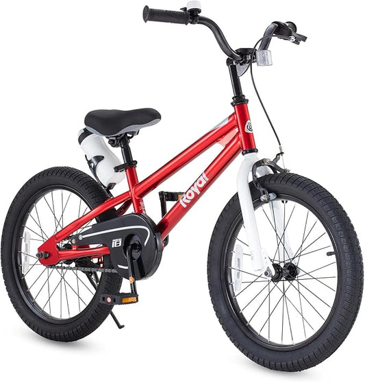 RoyalBaby Kids Bike Freestyle Classic & EZ Balance Pedal Switchable Bicycle, 12 14 16 18 Inch, 3-10 Years Toddler to Big Kids