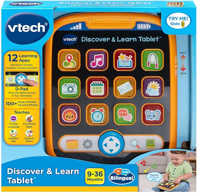 VTech Discover and Learn Tablet with Pretend-Play Apps