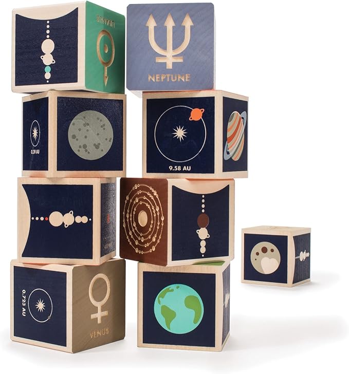 Uncle Goose Planet Blocks - Made in The USA