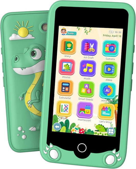 Kids Smartphone Girls Toy 3.97" Touch Screen Toddler Phone Learning Toy Christmas Birthday Gift for Girls 3-12 Years Old, MP3 Music Player Kids Phone with Dual Camera
