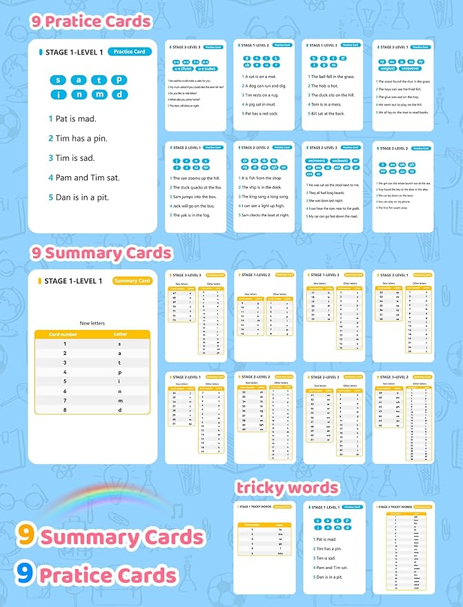 QuTZ Phonics Learning Toy for Preschool Kids – Talking Flash Cards with Sound Machine, Word Blending & Math Games – Educational Reading & Counting Activity Set 4-8