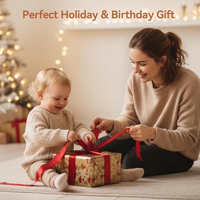 OESSUF Extra-Large Stacking Rocks for Toddlers 1-3, 16 PCS Wooden Montessori Toys, Safe Smooth Jumbo Balancing Stones for Open-Ended Sensory Play, STEM Building Blocks for Boys & Girls