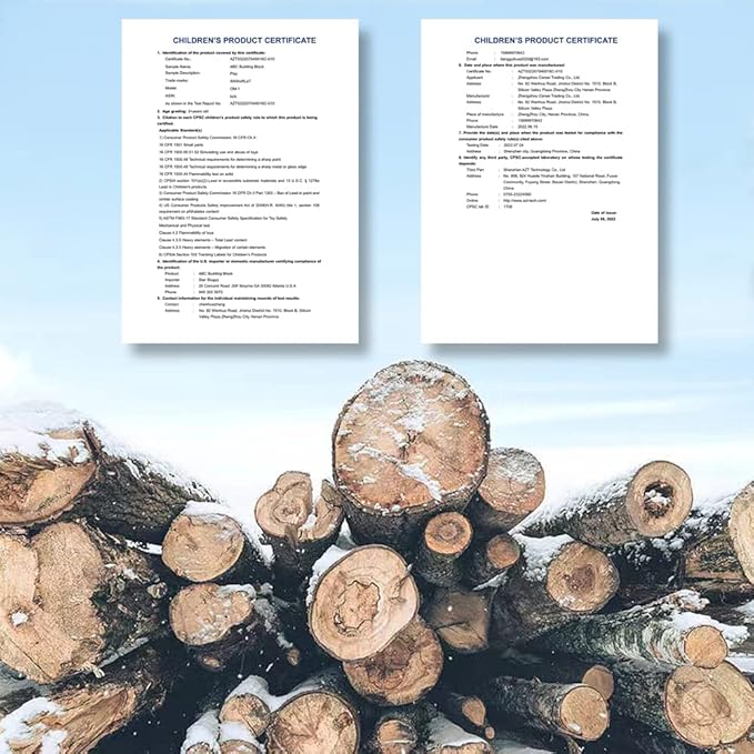 Wooden Blocks,ABC Building Blocks,Wooden Alphabet Baby Blocks,Counting & Building Block Set,Blocks Toys for 3+ Year Old,1.18inch,Gifts