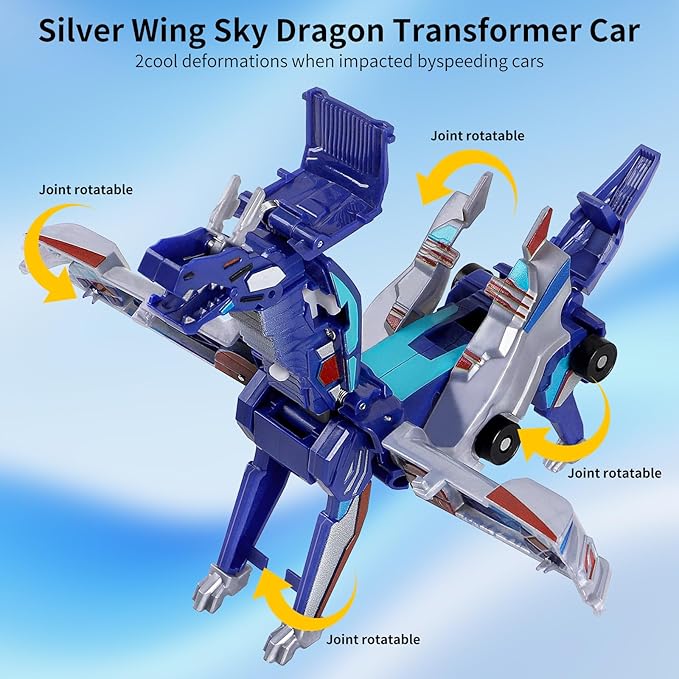 Car Toy A Transforming. When Two Cars Collide They Transform. It's Really an Amazing Toy transformable car Robot Suitable for Boys and Girls