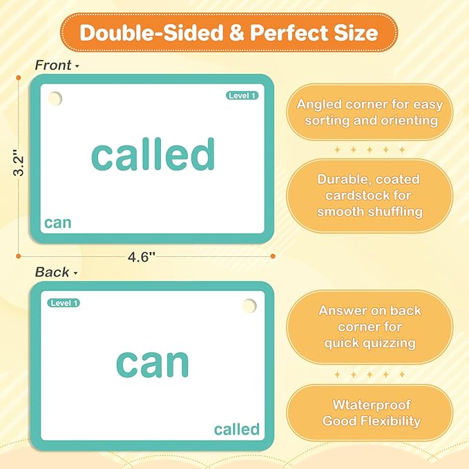 1012 Sight Words/Phonics Flash Cards, Dolch & Fry High Frequency Site Words, Learn to Read CVC Blends,Short/Long Vowel Sounds, Flash Cards Games for PreK Kindergarten 1 2 3 4 5 6 Grade,Kids 4-13 Years