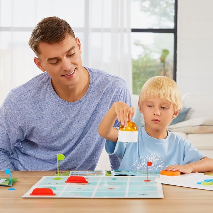 Coding Robot Set for Kids Ages 4+, STEM Robotics for Toddles to Learn Early Programming, Educational Toy for Homeschool & Classroom Ages 4-10