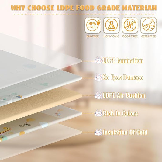 LUTIKIANG 79" x 71" Baby Playpen with Upgrade Mat, Portable Play Yard for Babies and Toddlers, Extra Large Baby Gate Playpen, Play Pin, Fence Area, Includes Ocean Balls, Pulling Rings