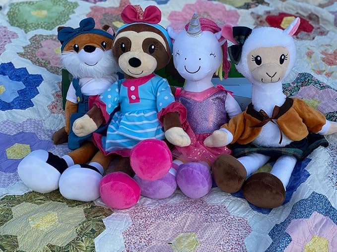 Plushible Soft Baby Doll, 18 Inch Alpaca - Plush Rag Doll with 2 Clothing Sets, My First Plush Toy for Girls, Boys & Infants, Soft Baby Stuffed Toy, Adorable Companion for 1 Year Old & Up