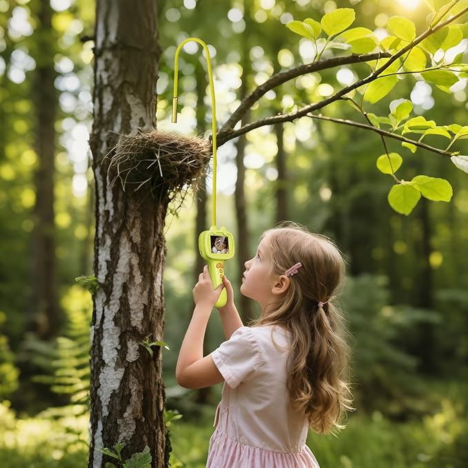 Borescope Camera Toy with Light for Kids, Waterproof STEM Explorer Scope, Fun Science Toy for Outdoor Nature, Perfect Birthday for Boys & Girls 4 5 6 7 8 9 10 Years Old