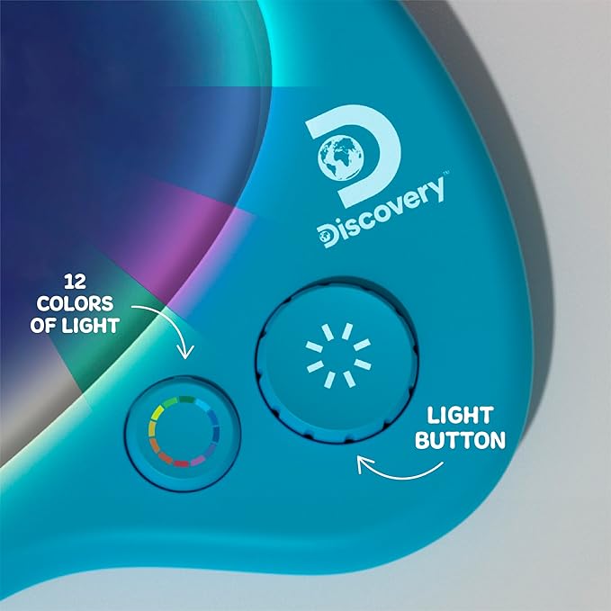 Discovery™ Mess-Free Glow Palette - Interactive Light-Up Art Pad with 12 Colors & Musical Play| Painting & Drawing Tablet| Travel Art Activity Kit| Arts & Crafts Toy for Kids Boys Girls Ages 4+