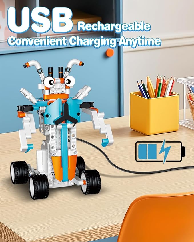 Robot Building Toys for Boys, 12-in-1 STEM Projects for Kids Ages 8-12