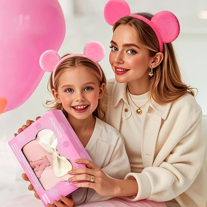 Kids Real Makeup Kit for Girls - 18Pcs Non-Toxic Washable Make Up Toys with Initial Toddler Purse - Personalized Birthday Gifts for Age 3 4 5 6 7 8 9 10 Years Old Girls Vanity Set - O