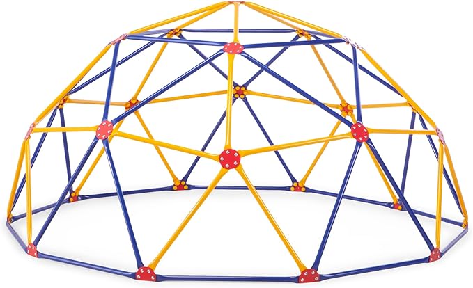EASY OUTDOOR Space Dome Climber – Rust and UV Resistant Steel – 1000 lb. Capacity – for Kids Ages 3 to 9