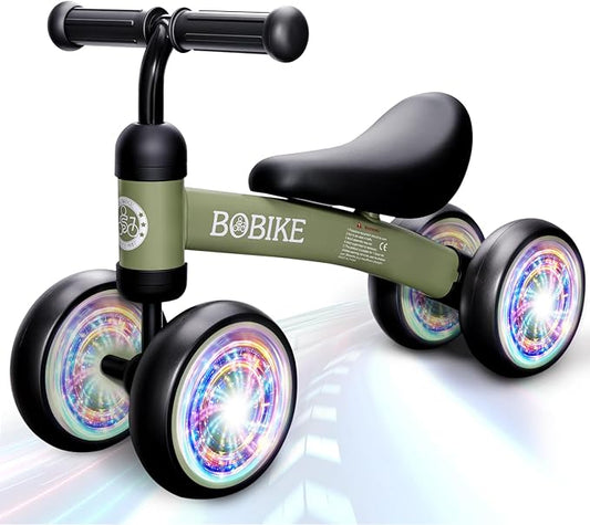 Baby Balance Bike Toys for 12-36 Months Kids Toy Boy and Girls Gifts Toddler Best First Birthday Gift Children Walker No Pedal Infant 4 Wheels Bicycle