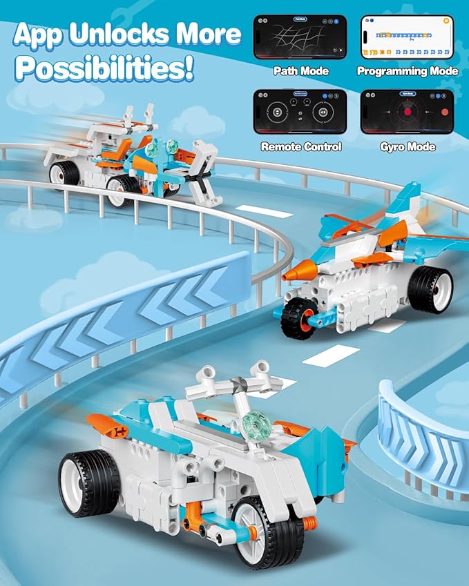 Robot Building Toys for Boys, 12-in-1 STEM Projects for Kids Ages 8-12