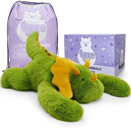 Weighted Dinosaur Stuffed Animal 24 Inch 4 lbs Large Plush Dino Toy for Boys and Girls Soft and Cuddly Weighted Plush Gift for Birthday Christmas Bedtime