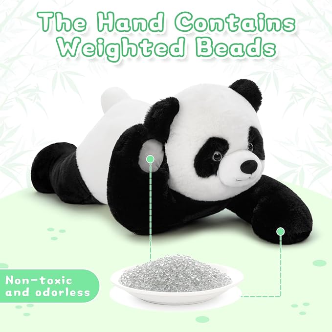 Tezituor Giant Panda Stuffed Animal, Panda Plush Toy,31.5" Large Cute Jumbo Pandas Plush Pillow,Soft Large Plushie,Huge Big Plushy Fluffy Fat Oversized,Valentine for Kids Girls