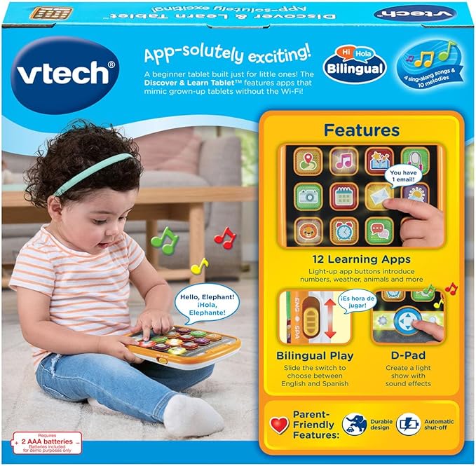 VTech Discover and Learn Tablet with Pretend-Play Apps