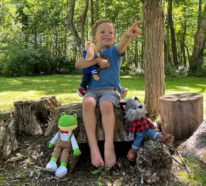 Plushible Soft Baby Doll, 18 Inch Werewolf - Plush Rag Doll with 2 Clothing Sets, My First Plush Toy for Girls, Boys & Infants, Soft Baby Stuffed Toy, Adorable Companion for 1 Year Old & Up