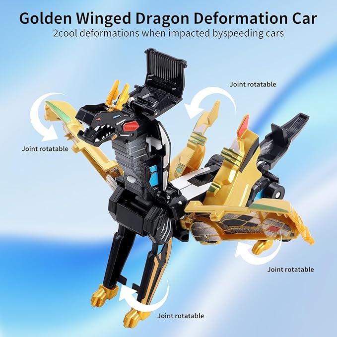 Car A Transforming Toy. When Two Cars Collide, They Transform. It's Really an Amazing Toy transformable car Robot Suitable