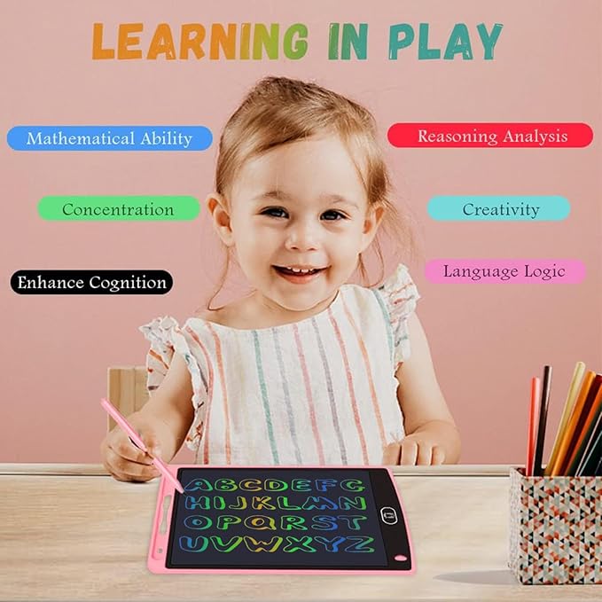6 Pack LCD Writing Tablets for Kids, 8.5 Inch, Toddler Toys Birthday Gifts for Ages 3-8 Boys Girls, Colorful Doodle Board Drawing Tablet for Learning and Education (Six Colors Available)