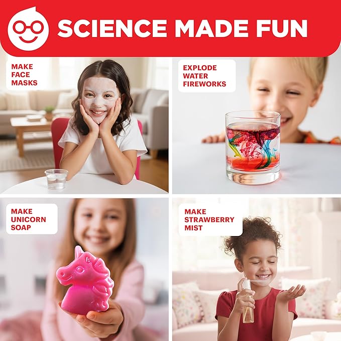 Doctor Jupiter Girls' Super Science Kit for Ages 8-12 Ideas for Girls 8,9,10+ Years Old | Chemistry Set, STEM Toy Kit with 100+ Experiments | Learning & Educational Projects