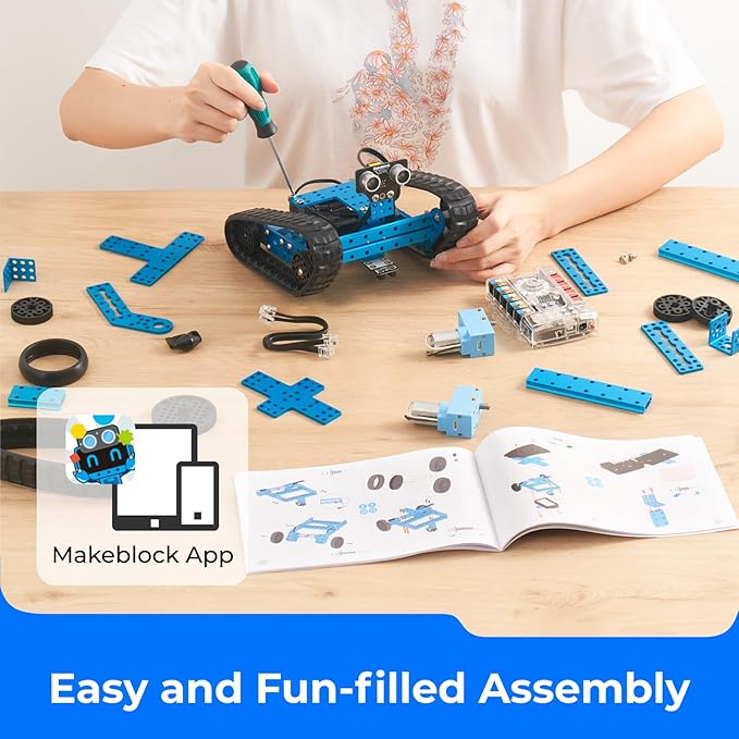 Makeblock mBot Ranger 3 in 1 Robotics for Kids Age 8-12, Coding Robot for Arduino Scratch Learning with Coding Box, 16 Coding Projects STEM Science Kit, Robot Toys Gift for Kids Ages 10+