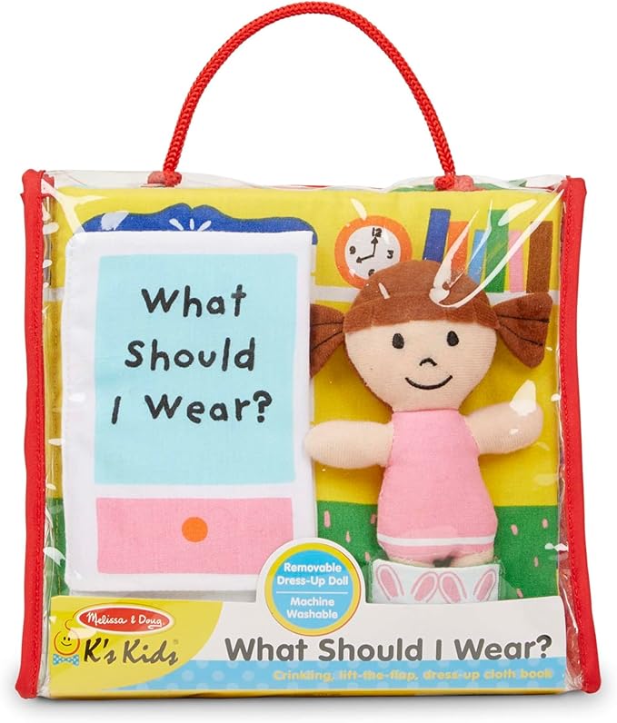 Melissa & Doug Soft Activity Baby Book - What Should I Wear?