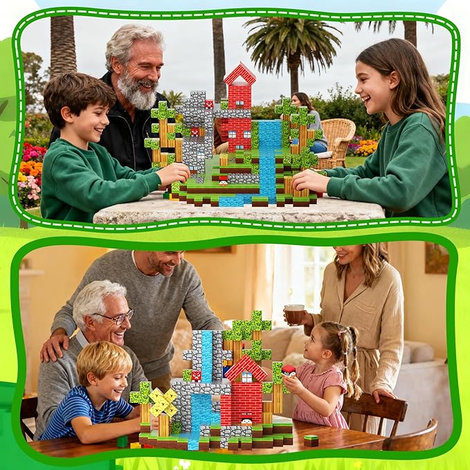 Magnetic Building Blocks STEM Toys for Kids Ages 3-12 – 120 PCS Educational Construction Set with Storage Bag, Safe & Durable Learning Toys for Toddlers Children Boys Girls