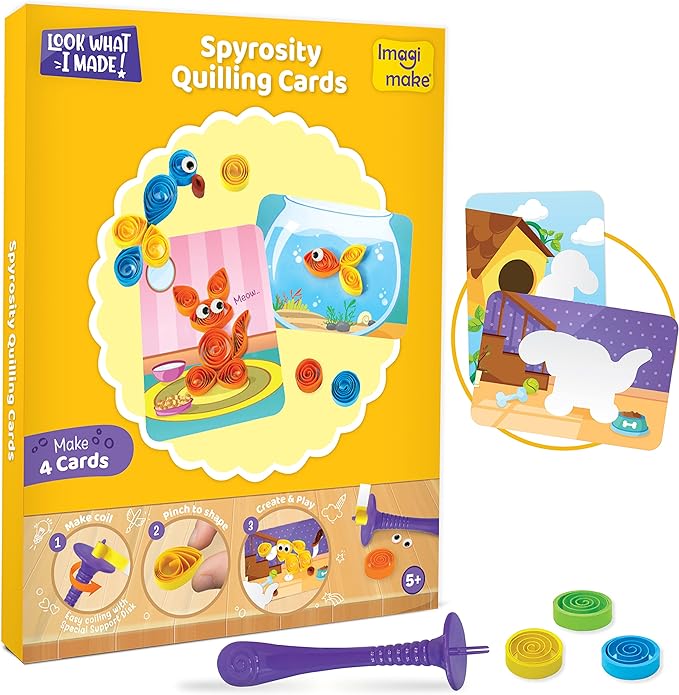 Imagimake 5 in 1 Awesome Craft Kit | Over 15 Projects Creative DIY Arts & Crafts Kit for Kids | Christmas Activities for Kids 6-8-12 | Christmas Gifts for 5,6,7,8,9,10,11,12 Years Old Girls & Boys