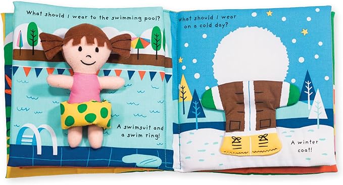 Melissa & Doug Soft Activity Baby Book - What Should I Wear?