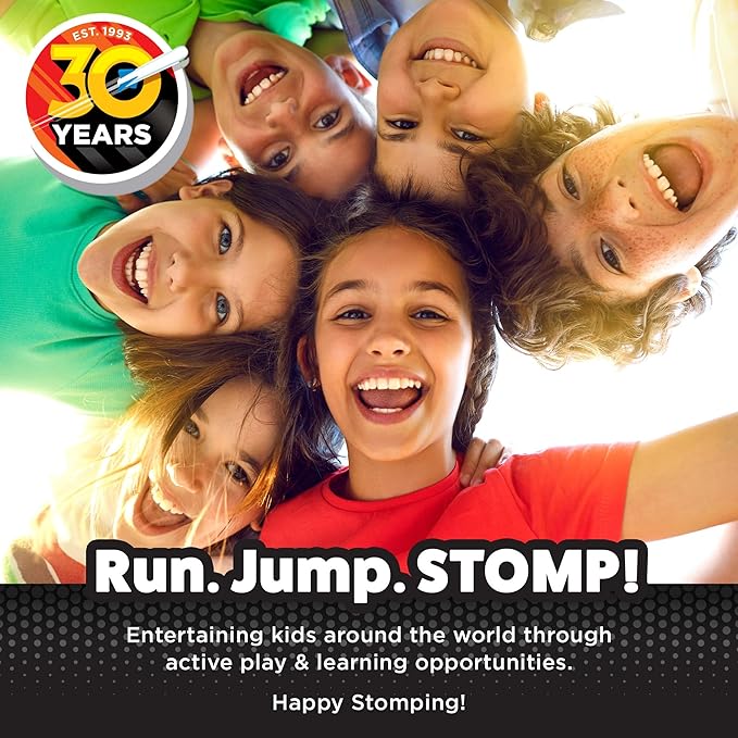 Stomp Rocket Dino-Soar Rocket Refills, 6 Rockets - Replacement Dinosaur-Themed Soft Foam Rockets for Launcher - Fun Backyard & Outdoor Kids Toys Gifts for Boys & Girls