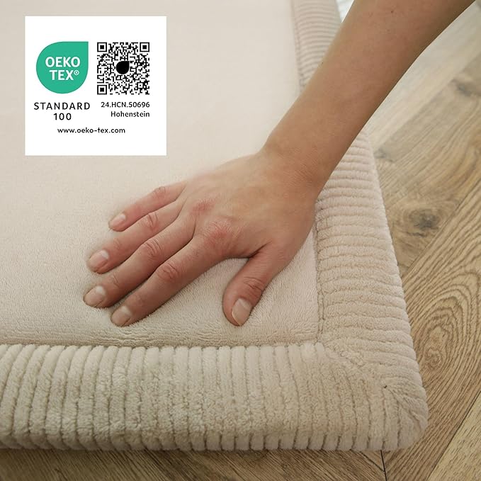 Hakuna Matte Premium Baby Playmat for Floor 60" x 80" – Cloudsoft Coral Velvet Memory Foam Rug for Crawling – Non-Slip, Water-Resistant, Non-Toxic, Easy-Care Muscle Mat – Thick Play Mat for Baby